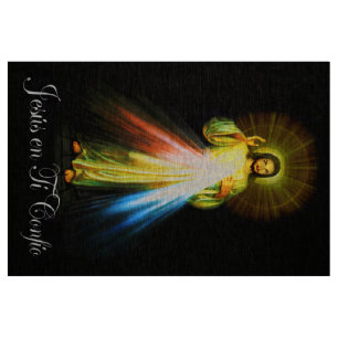 Tissu Espagnol Jésus divin Miscy Faustina 202