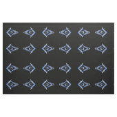 Tissu Esprit maçonnique (bleu) (Fat Quarter)