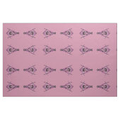 Tissu Esprit maçonnique (rose) (Fat Quarter)