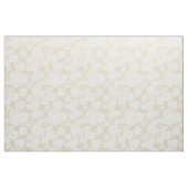 Tissu Estrades blanches sur le beige (Yard)