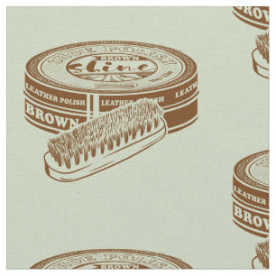 Tissu étain à chaussures Brown