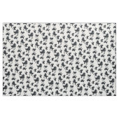 Tissu Étalon frison, cheval noir de beauté (Fat Quarter)