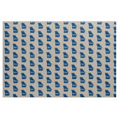 Tissu État bleu Géorgie (Yard)