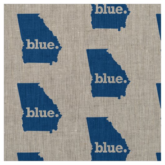 Tissu État bleu Géorgie (Échantillon)