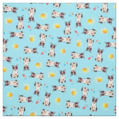 Tissu Été Boston Terrier (Échantillon)