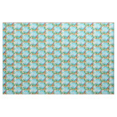 Tissu Été Floride hydravion Plage tropicale Plage côtièr (Fat Quarter)