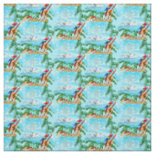 Tissu Été Floride hydravion Plage tropicale Plage côtièr (Échantillon)