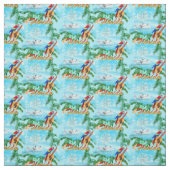 Tissu Été Floride hydravion Plage tropicale Plage côtièr (Échantillon)