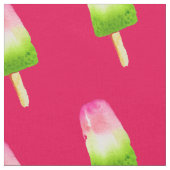 Tissu Été framboise rose popsicle (Fermer)