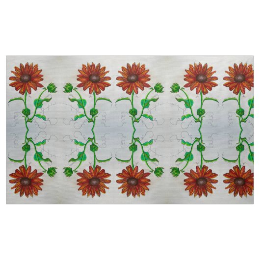 Tissu Été tournesol (Yard)