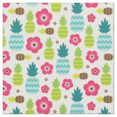 Tissu Été tropical de l'ananas (Fermer)
