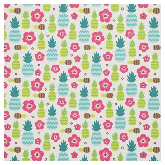 Tissu Été tropical de l'ananas (Échantillon)