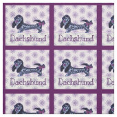 Tissu Étincelle comme un teckel (Échantillon)