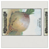Tissu Étiquette de paquets de graines de navets (Fermer)