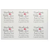 Tissu Étiquettes de couture de surface personnalisée non (Fat Quarter)