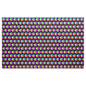 Tissu Étoile arc-en-ciel multicolore (Yard)