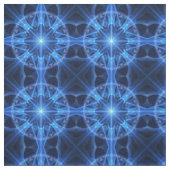 Tissu étoilé fractal - Rayon bleu (Échantillon)