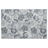 Tissu étoile succulente ivoire chartreuse (Fat Quarter)