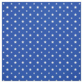Tissu Étoiles blanches en bleu (Échantillon)