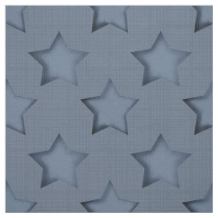 Tissu étoiles bleues