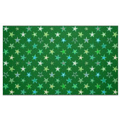 Tissu Étoiles de scintillement, émeraude et vert de (Fat Quarter)