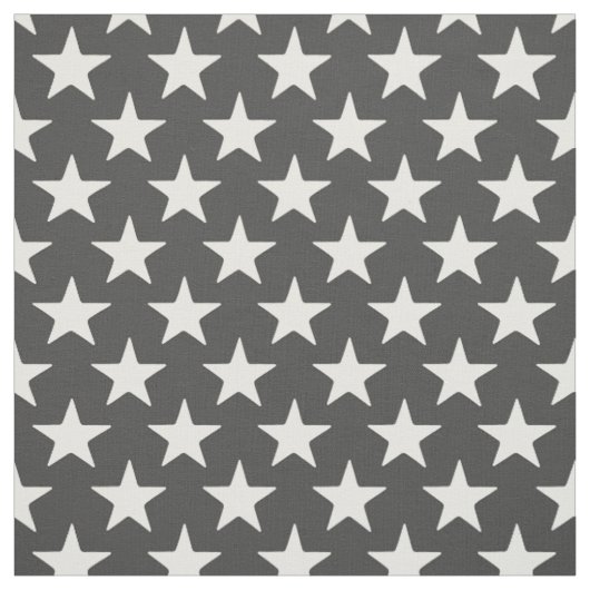 Tissu étoiles demi-perle gris foncé (Échantillon)