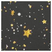 Tissu Étoiles d'or (Fermer)