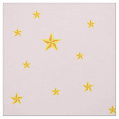 Tissu Étoiles dorées éparpillées sur rose clair (Échantillon)