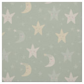 Tissu Étoiles et lunes (Échantillon)