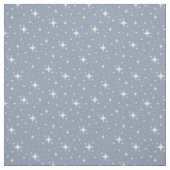 Tissu Étoiles et points sur gris bleu clair (Échantillon)