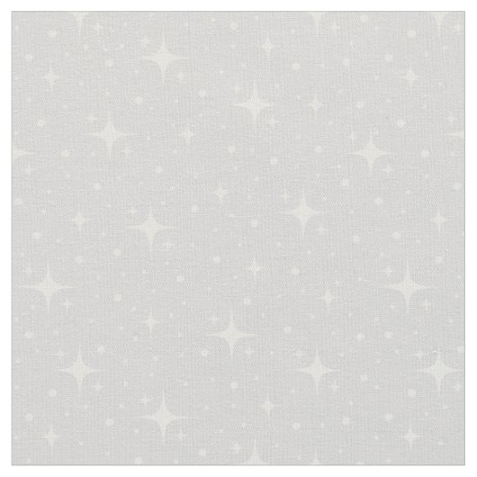 Tissu Étoiles et Points sur Gris Clair (Fermer)
