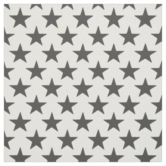 Tissu étoiles gris foncé demi-perle (Échantillon)