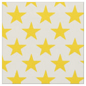 Tissu étoiles jaune crème (Fermer)