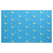Tissu étoiles lune du croissant jaune (Fat Quarter)