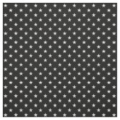 Tissu Étoiles noires et blanches (Échantillon)