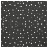 Tissu Étoiles sur le noir (Échantillon)
