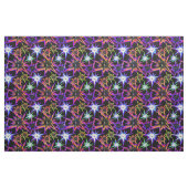 Tissu Étoiles sur noir. (Yard)