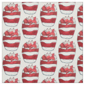 Tissu Eton Mess Strawberry Meringue Royaume-Uni (Échantillon)