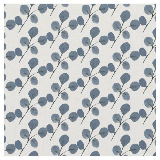 Tissu Eucalyptus bleu vert teinté à la main (Fermer)