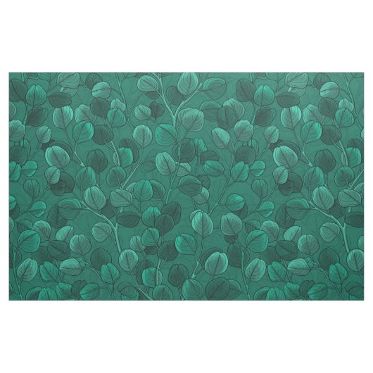 Tissu Eucalyptus vert (Fat Quarter)