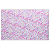 Tissu eurobeat holorave - rose et bleu : (Yard)