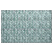 Tissu Éventail Art Déco écailles de poisson sarcelle arg (Yard)