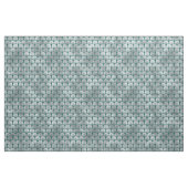 Tissu Éventail Art Déco écailles de poisson sarcelle arg (Fat Quarter)