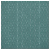 Tissu Éventail diamant argent sarcelle Art déco (Échantillon)