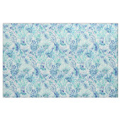 Tissu ÉVENTEZ la copie côtière bleue de PLAN (Fat Quarter)