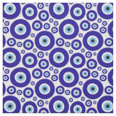 Tissu Evil Eye Pattern, Greek Eye, Turkish Eye, Nazar (Échantillon)