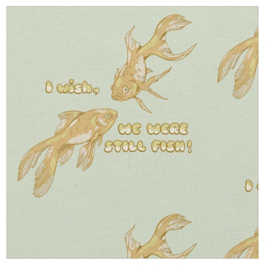 Tissu Évolution du poisson drôle de poisson rouge (Fermer)