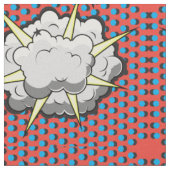 Tissu Explosion comique de style d'art de bruit (Fermer)