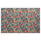 Tissu Explosion de flamme tropicale vibrante à minuit (Fat Quarter)