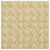 Tissu Explosion de fleurs de bouquet de rose jaune (Échantillon)